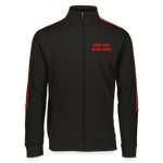 Load image into Gallery viewer, GOD 1ST GYM 2ND Sportswear Unisex 2.0 Medalist Jacket - black/red
