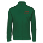 Load image into Gallery viewer, GOD 1ST GYM 2ND Sportswear Unisex 2.0 Medalist Jacket - dark green/white
