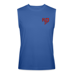 Load image into Gallery viewer, AUD Apparel Men’s Performance Sleeveless Shirt - royal blue
