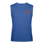 Load image into Gallery viewer, AUD Apparel Men’s Performance Sleeveless Shirt - royal blue
